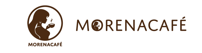 morena cafe logo marron oscuro transparente